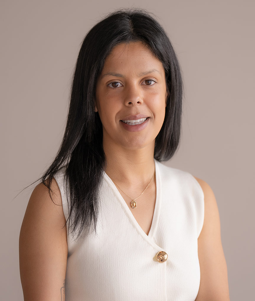 Corpo Clínico da Madrialli: fotografia Dra. Bárbara Gregório