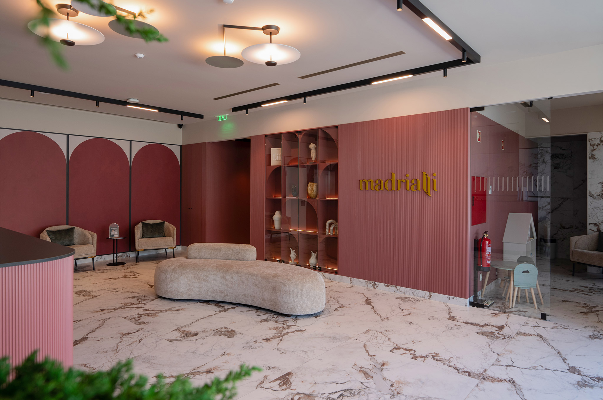 Fotografia da clínica Madrialli: Receção